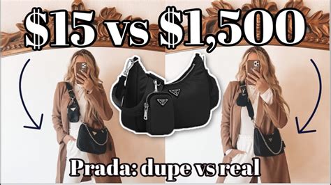 prada beach bag dupe amazon|prada nylon crossbody bag dupe.